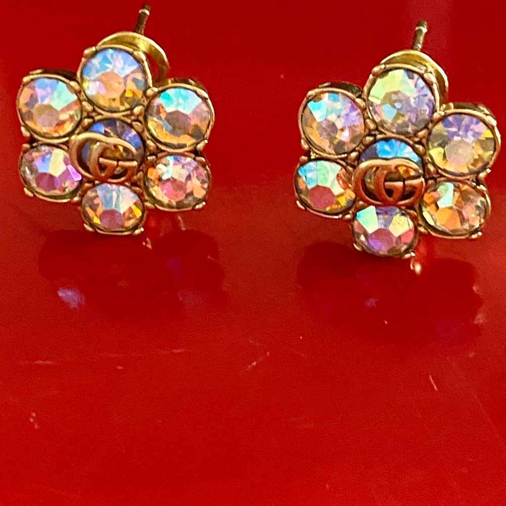 Gucci Aurora Crystal flower earring